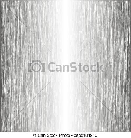 449x470 Brushed Metal, Template Background. Vector Illustration.