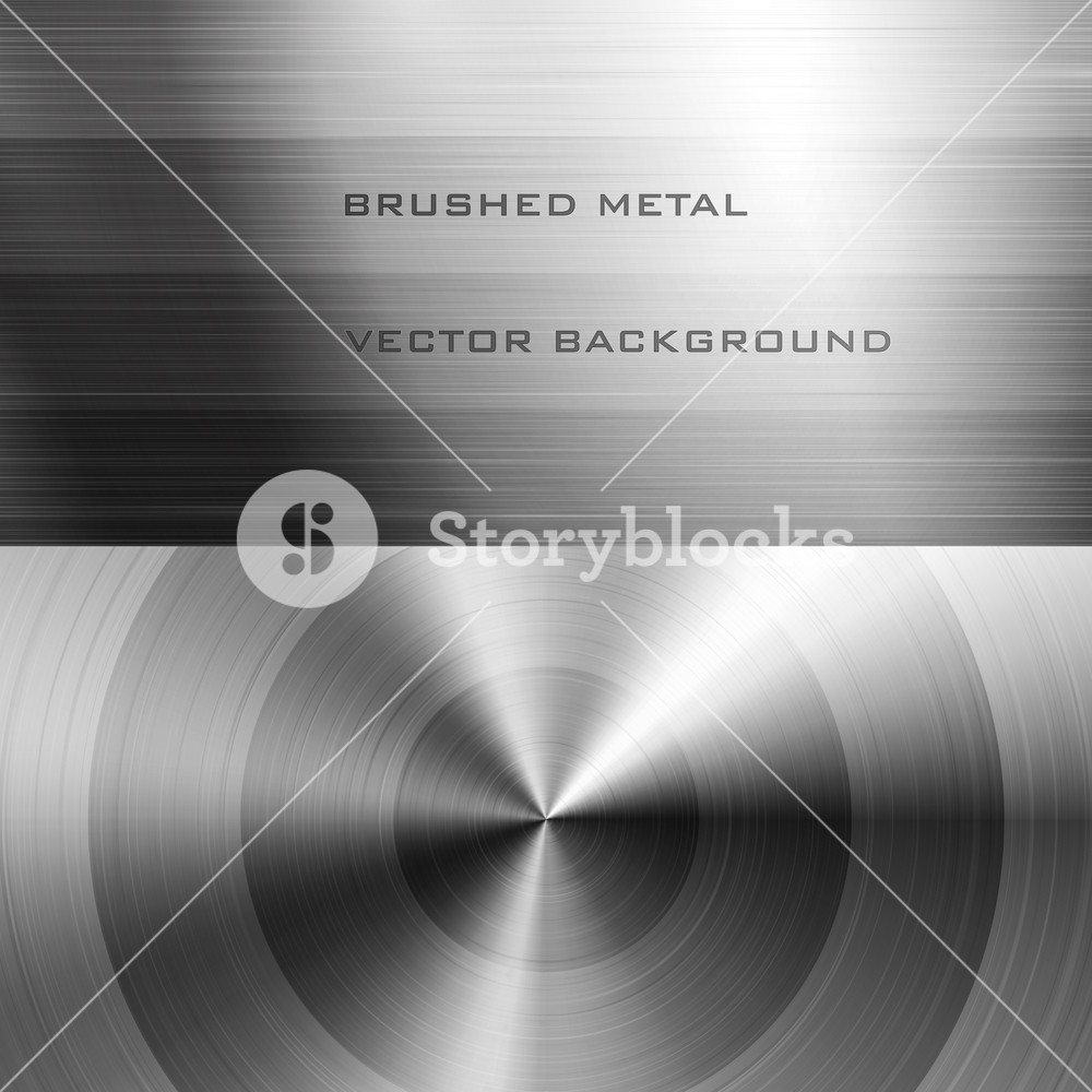 1000x1000 Vector Illustration Of Brushed Metal Background Royalty Free Stock