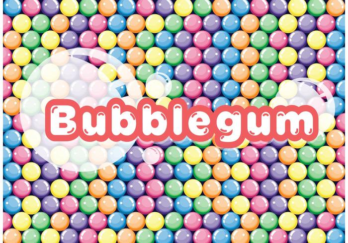 700x490 Colorful Bubblegum Vector Background