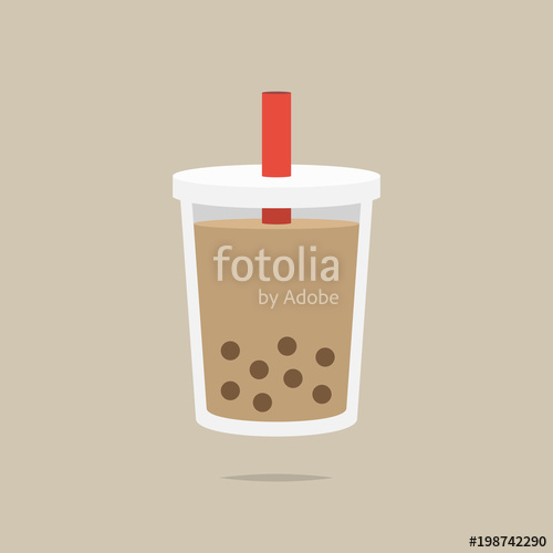 500x500 Bubble Tea Icon Vector Stock Image And Royalty Free Vector Files