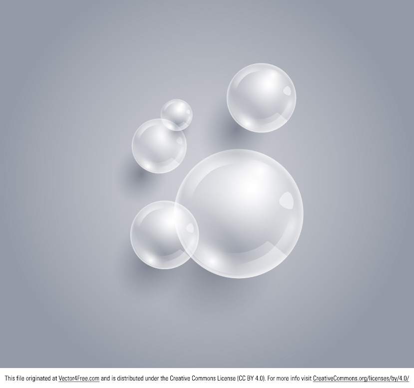 829x777 Free Bubbles Vector Graphics