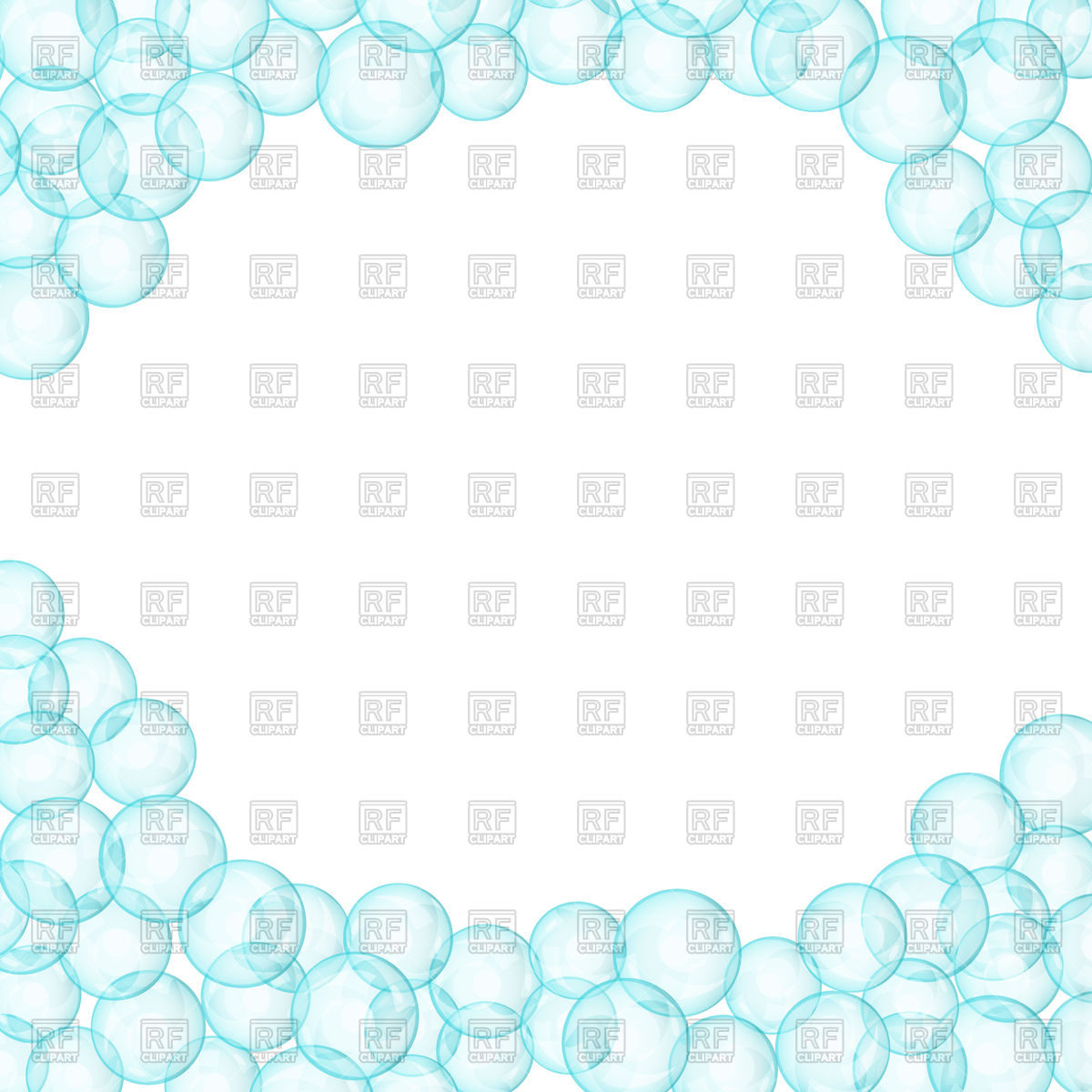 1200x1200 Frame Made Of Soap Bubbles Free Vector Image Vector Artwork Of