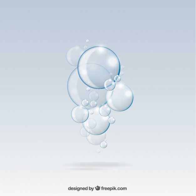 626x626 Realistic Soap Bubbles Vector Free Download