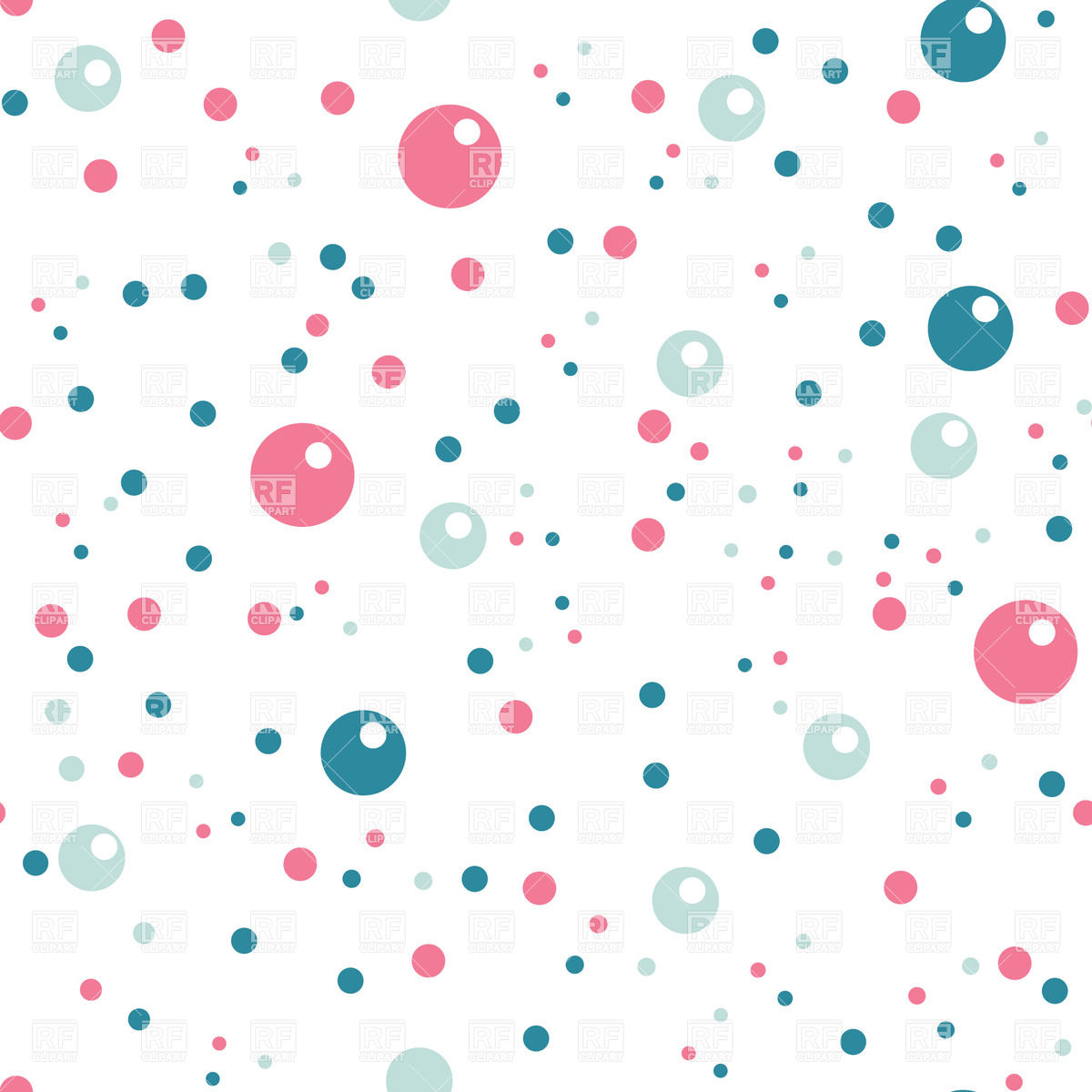 1200x1200 Seamless Pattern With Circles