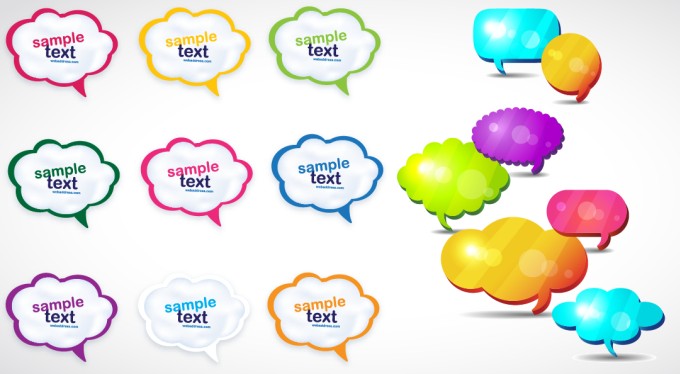 680x374 Speech Bubble Vector