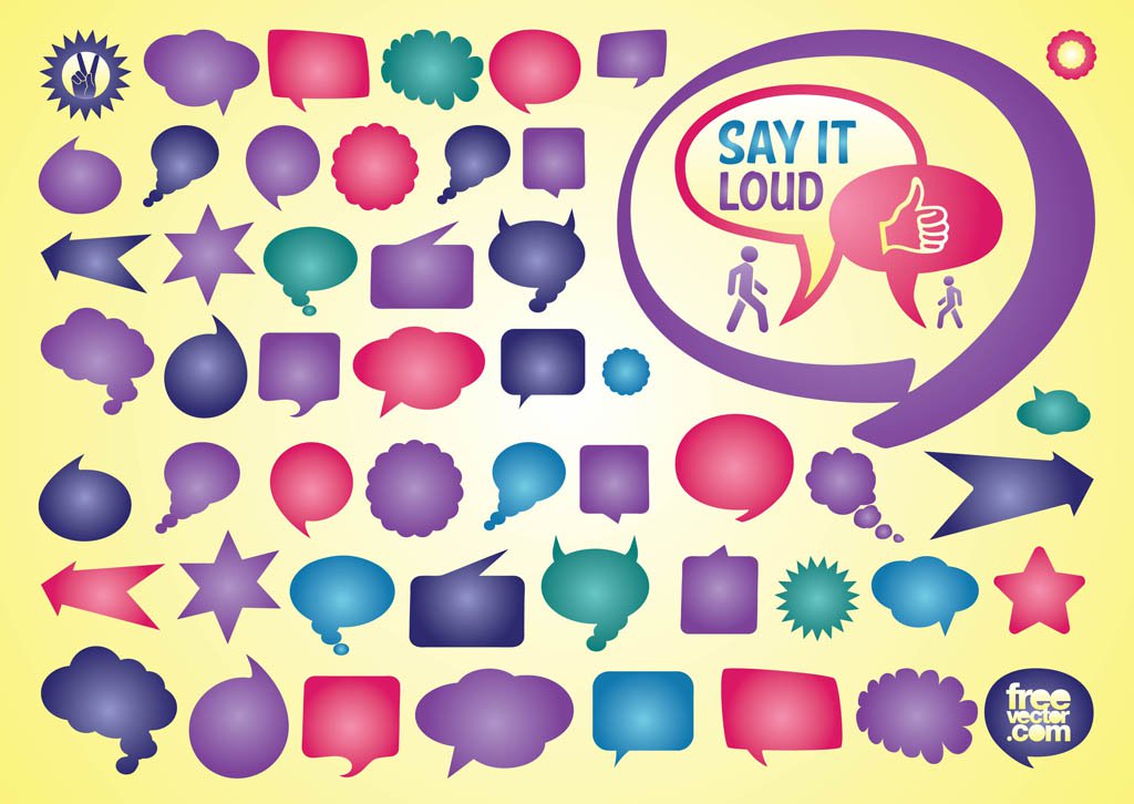 1024x726 Speech Bubble Vectors Vector Art Amp Graphics