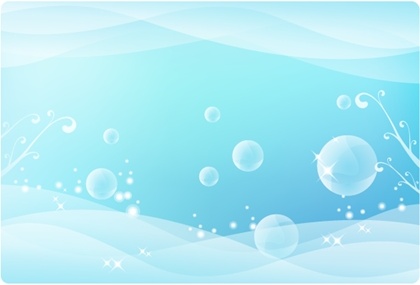 420x285 Butterfly Background And Fantasy Bubble Vector Material Free