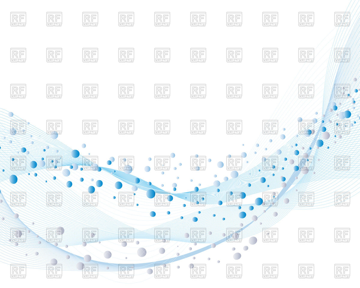 1200x960 Abstract Water Wave Background With Bubbles Vector Image Vector