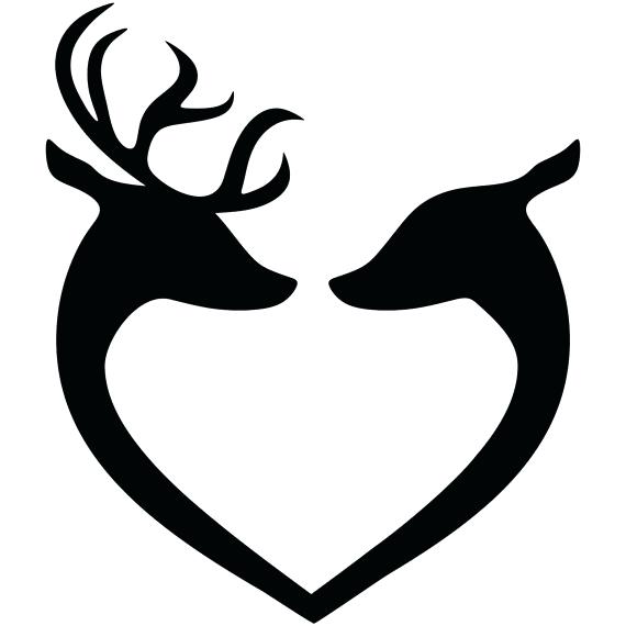 570x570 Deer Head Silhouette Vector Free Images Of At For Autodealerservice