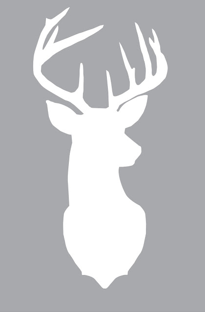 420x640 Free Vector Svg Graphic Deer Head Silhouette