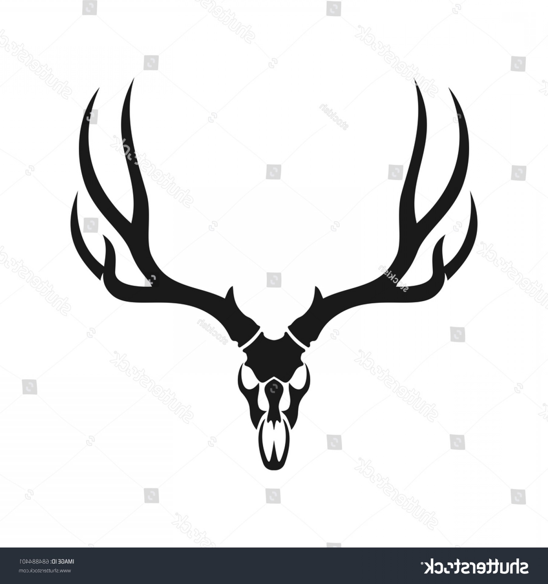 1800x1920 Buck Horns Vector Image Geekchicpro