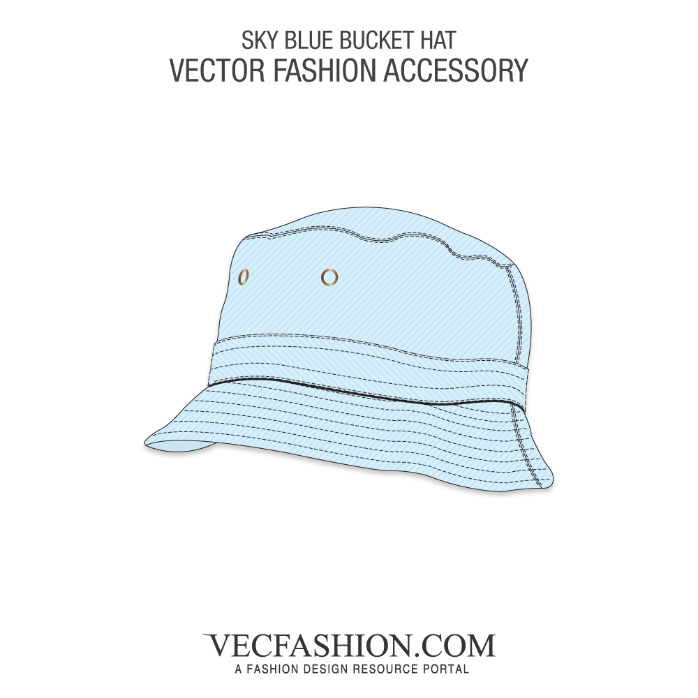 1000x1000 Sky Blue Bucket Hat