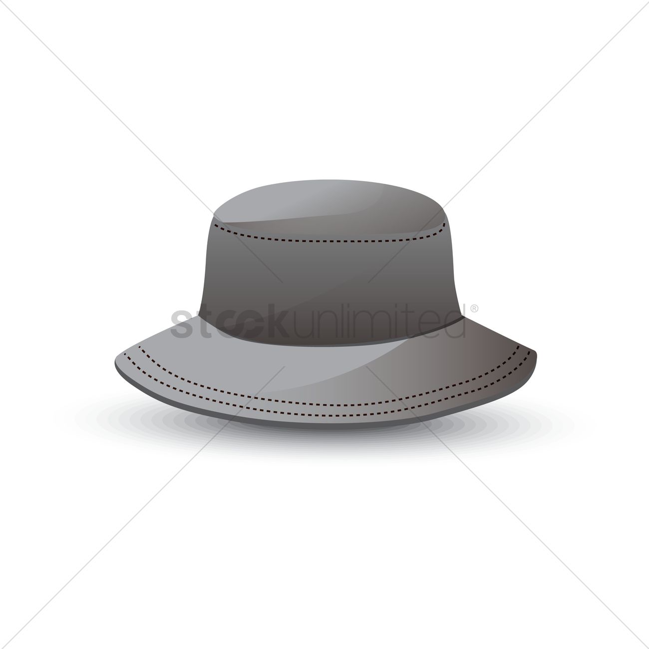 1300x1300 Bucket Hat Vector Image
