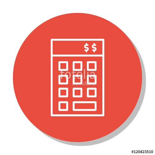 500x500 Vector Illustration Of Project Management Icon On Financial Budget