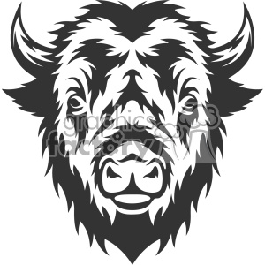 Buffalo Head Vector at GetDrawings | Free download