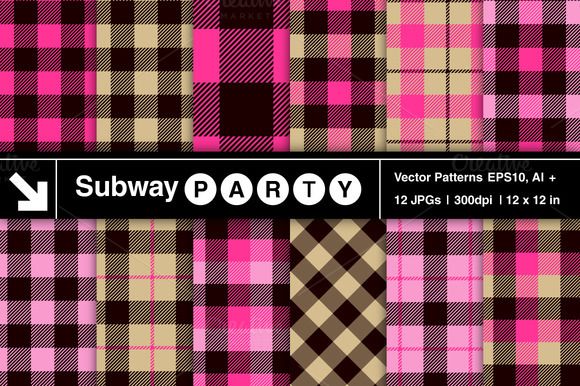 580x386 Vector Lumberjill Plaid Patterns @creativework247 Photoshop