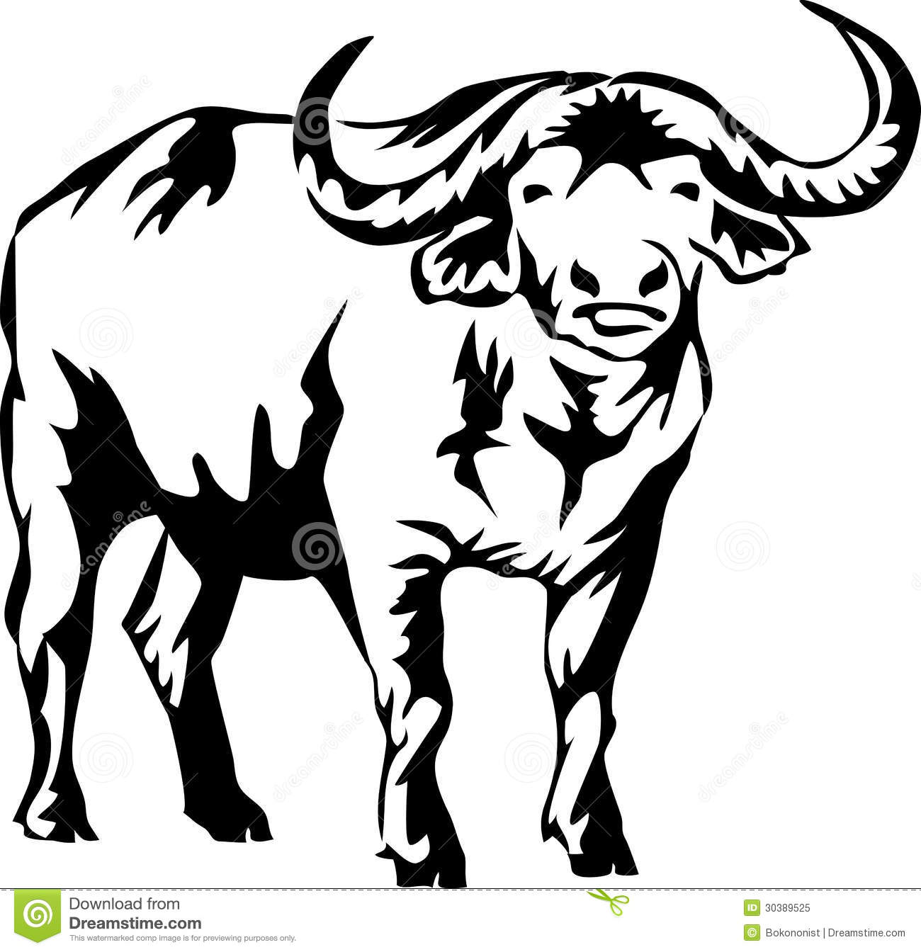 1300x1344 Buffalo Clipart Illustration ~ Frames ~ Illustrations ~ Hd Images