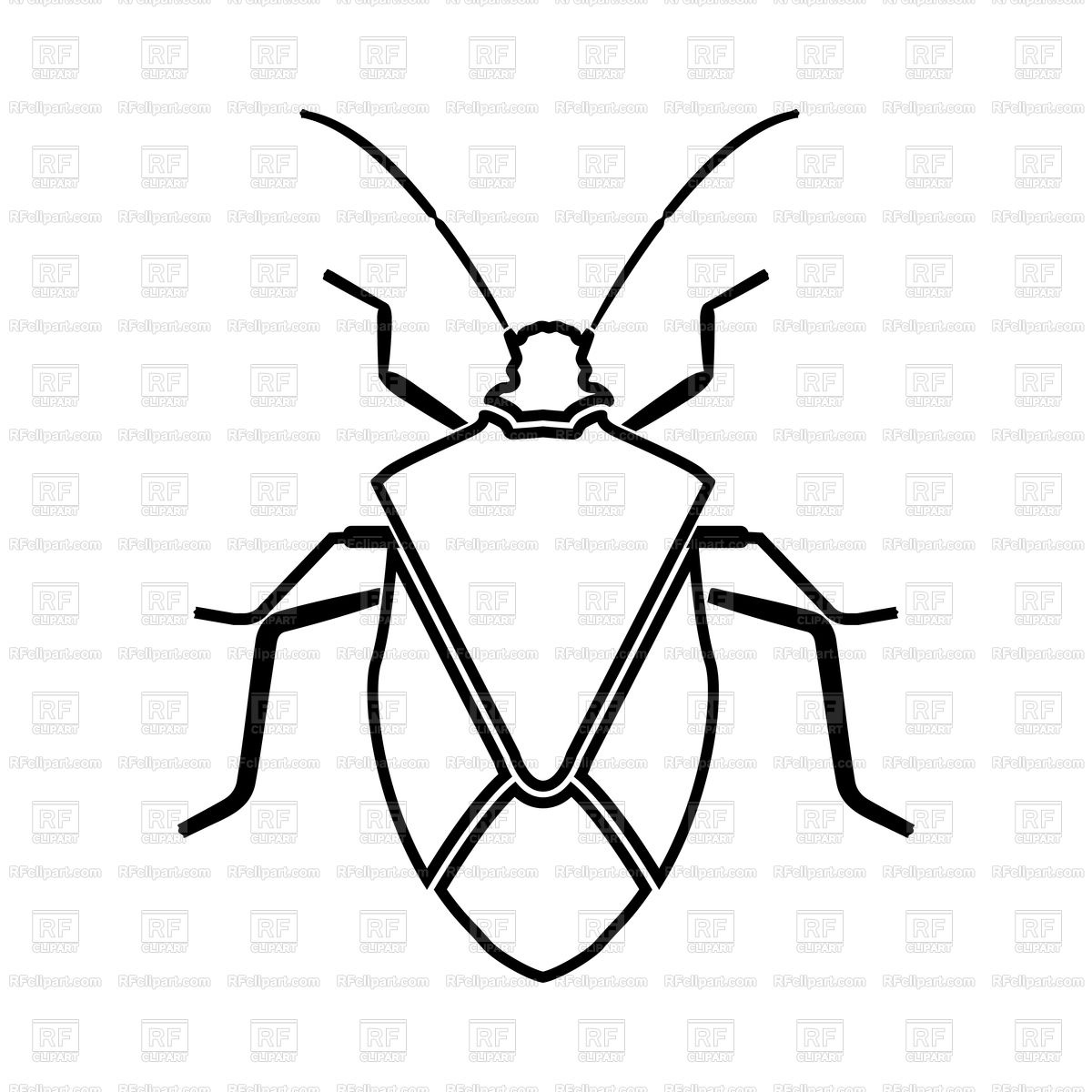 1200x1200 Bug Black Icon Vector Image Vector Artwork Of Plants And Animals