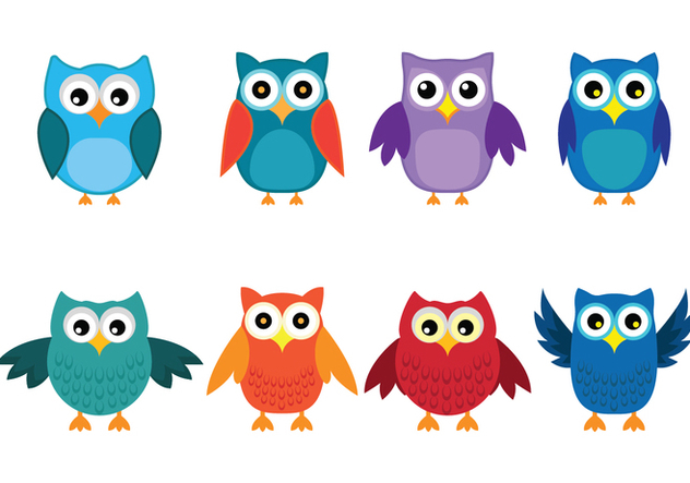 632x443 Cute Bright Buho Icons Free Vector Download 420669 Cannypic