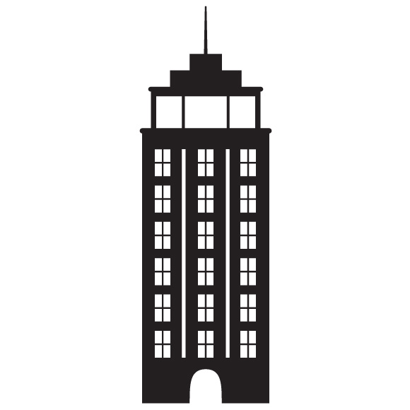 580x580 Residential Buildings Free Stock Vector Set No Cost Royalty Free