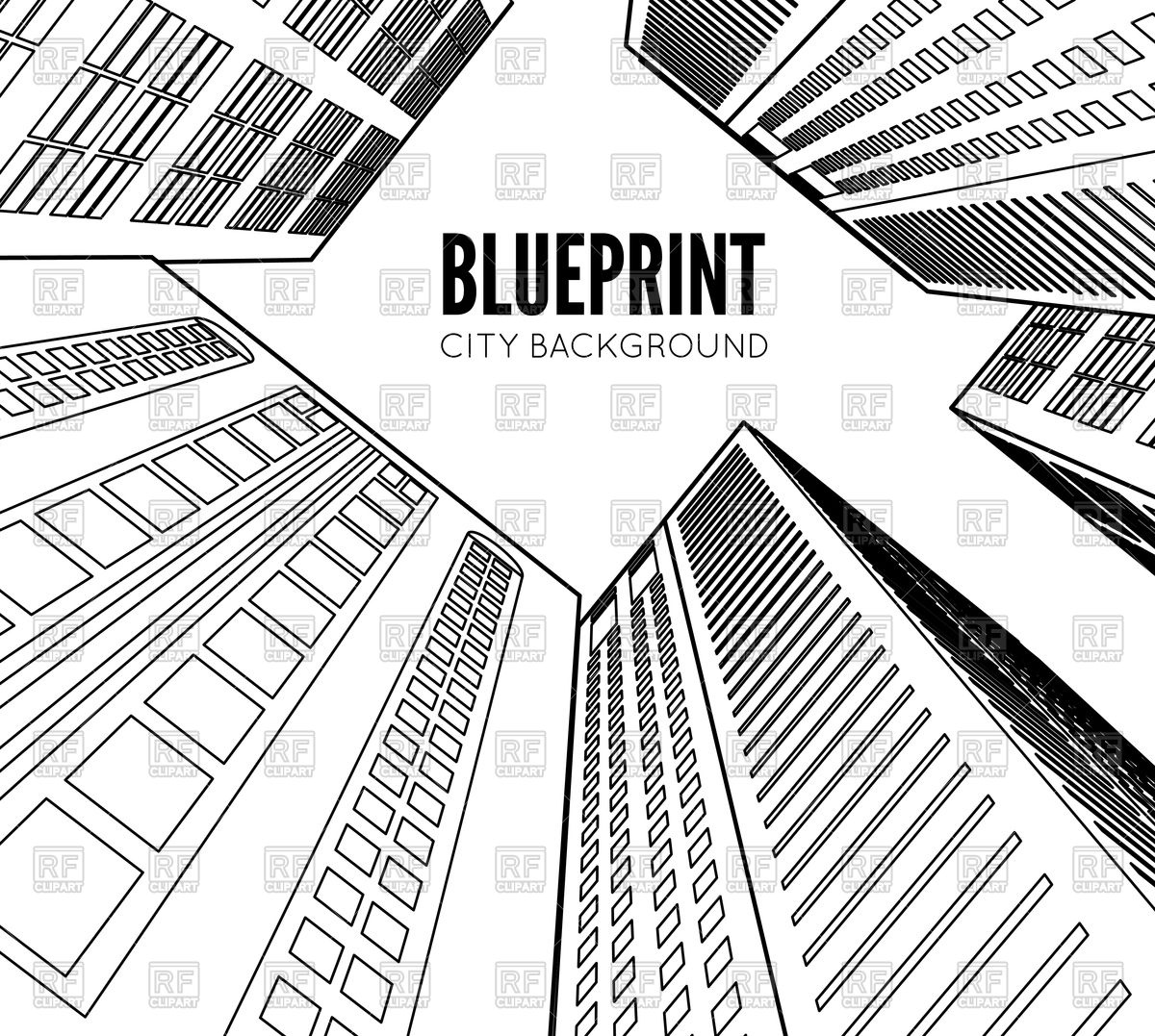 1200x1077 Building Wireframe. 3d Render City. Vector Image Vector Artwork