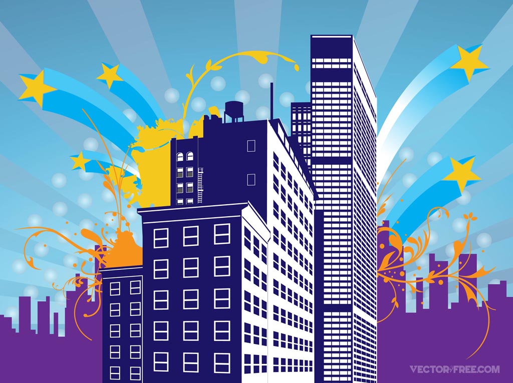 1024x765 Urban Building Graphics Vector Art Amp Graphics