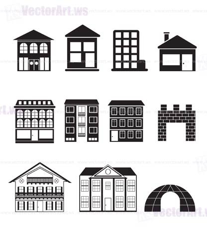 416x456 Different Kinds Of Houses And Buildings