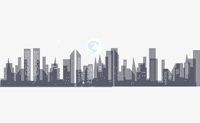 650x400 Night City Building Vector, Vector, Vector Architecture, Vector