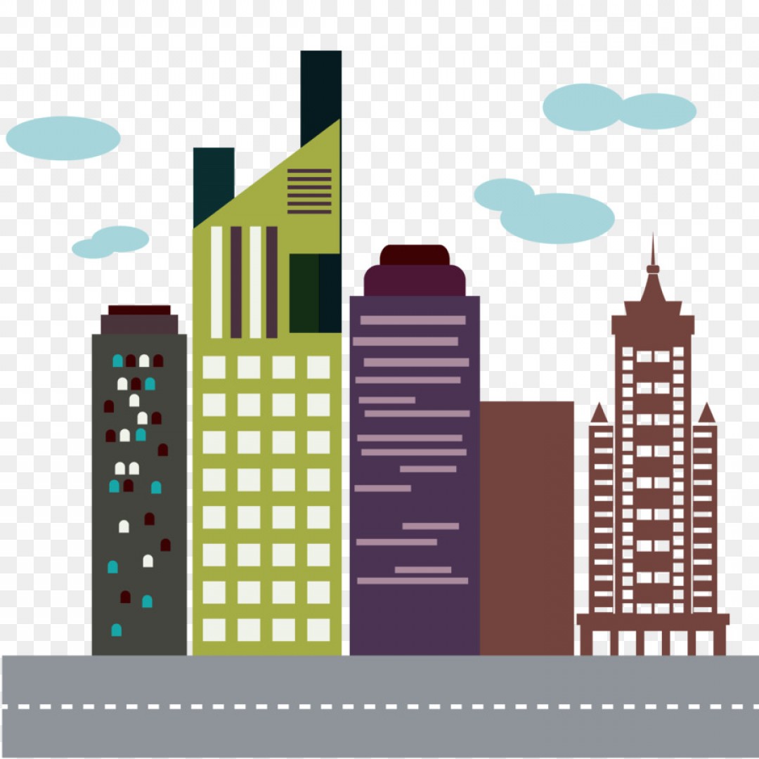 1080x1080 Png Flatiron Building Skyline High Rise Building Vecto Shopatcloth