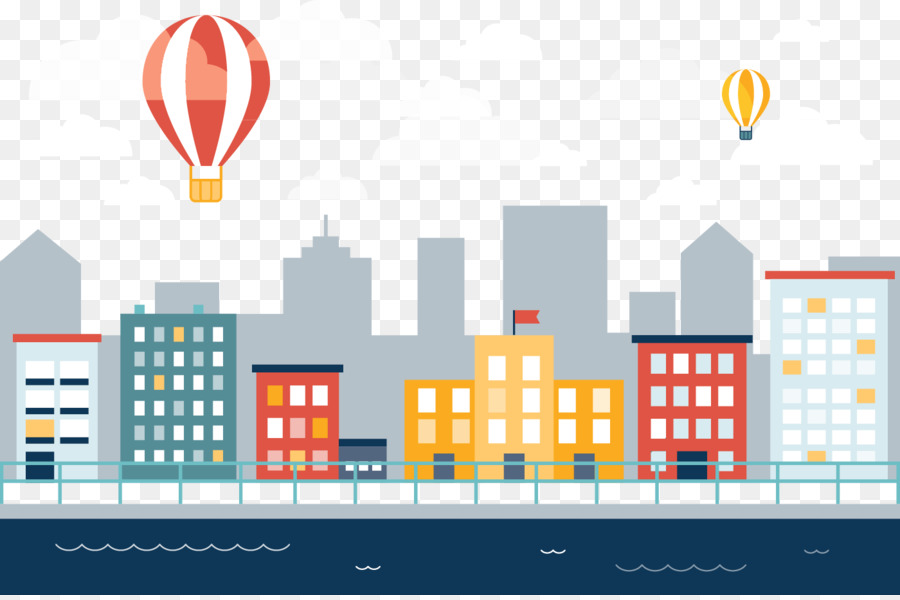 900x600 Building Landscape Vecteur