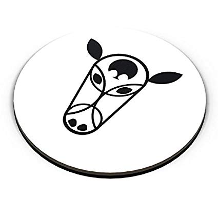 425x425 Buy Posterguy Black Bull Head Vector Agriculture, Animal, Bull