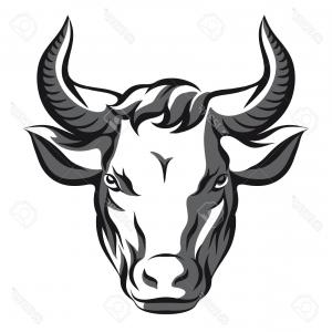 300x300 Stock Illustration Bull Head Vector Emblem Arenawp