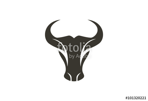 500x342 Bull Head Logo Vector Stock Image And Royalty Free Vector Files