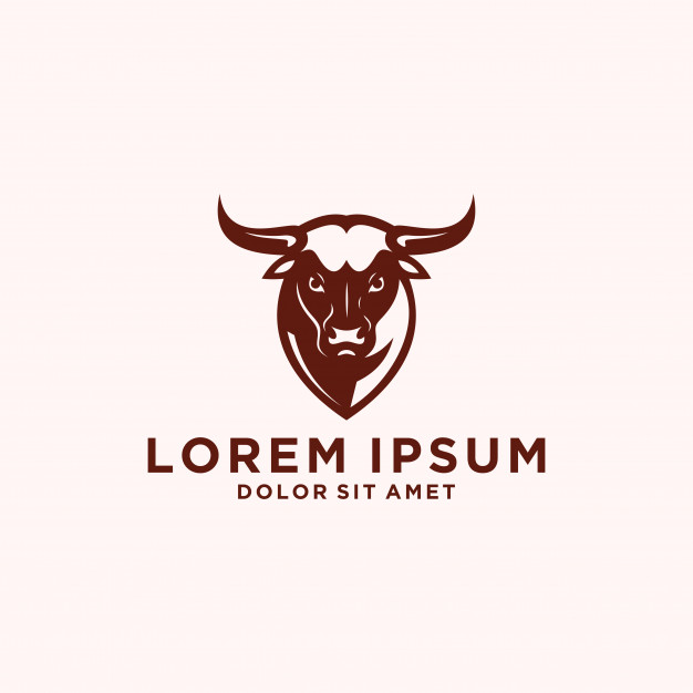 626x626 Bull Logo Vector Template Vector Premium Download