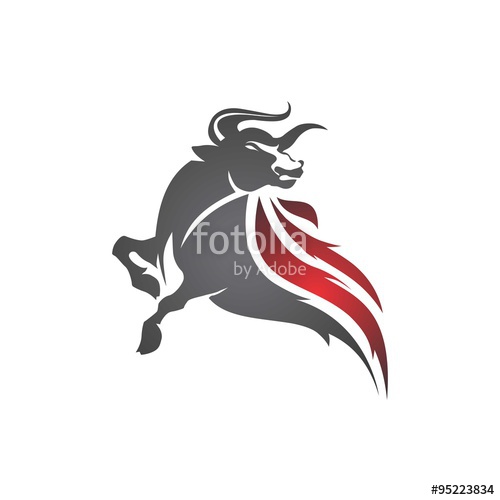 500x500 Bull Logo Template Stock Image And Royalty Free Vector Files On