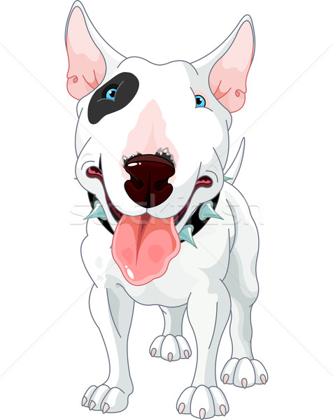 476x600 Bull Terrier Vector Illustration Anna Velichkovsky (Dazdraperma