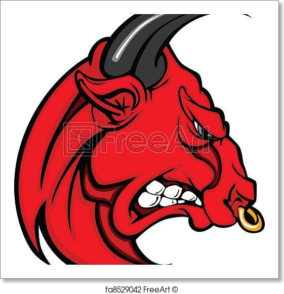 Bull Vector Art at GetDrawings | Free download