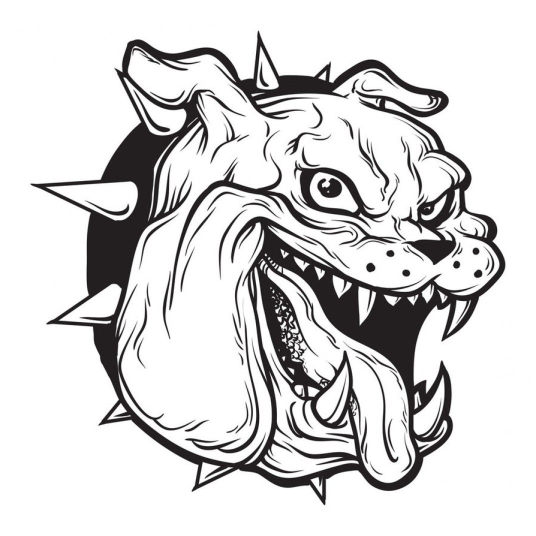 1072x1072 Graffiti Bull Dog Character Bulldog Vector Art Free Download Clip