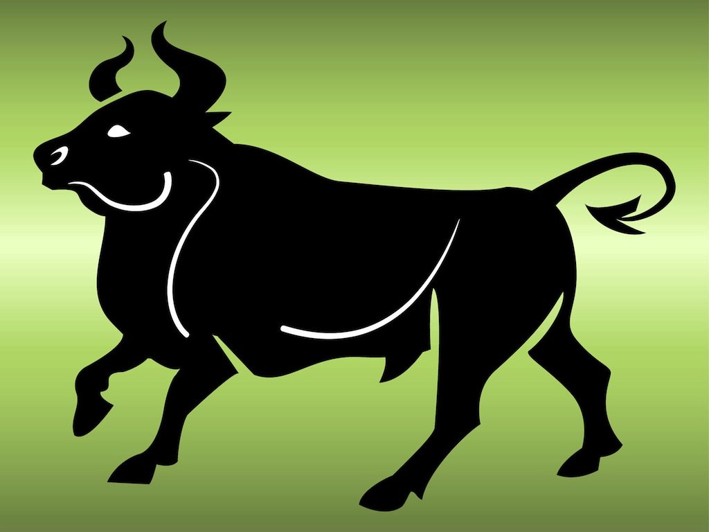 1024x768 Walking Bull Vector Art Amp Graphics