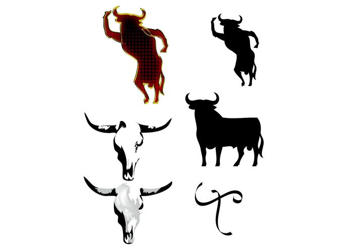 700x490 Spanish Bull Silhouette