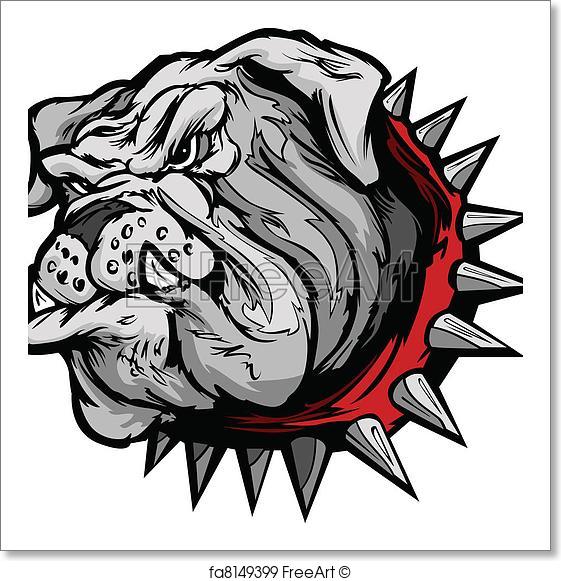 Bulldog Face Vector at GetDrawings | Free download