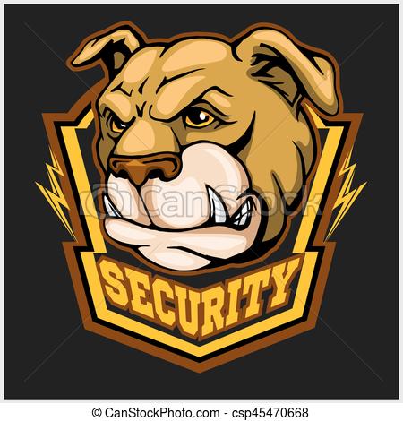450x470 Bulldog Head Mascot