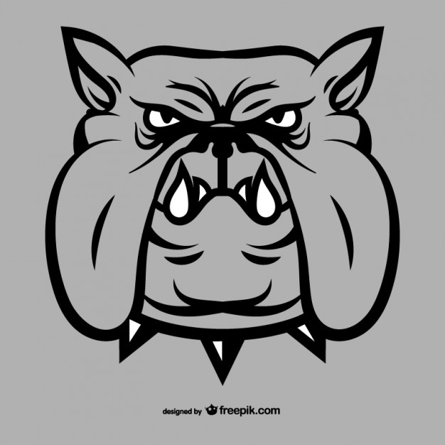 Bulldog Head Vector at GetDrawings | Free download