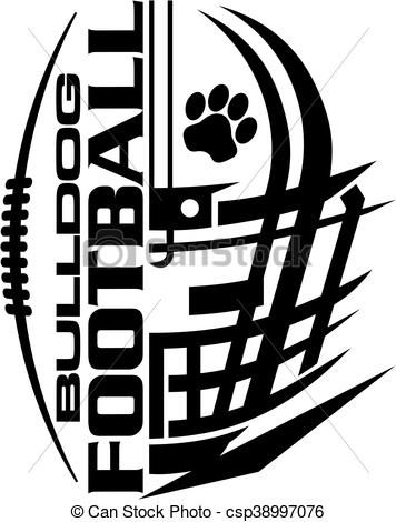 356x470 Bulldog Clipart Football Logo