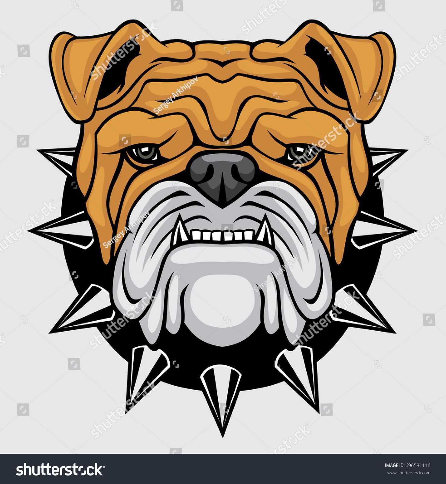 1475x1600 Vector Illustration Head Bulldog Mascot Shutterstock