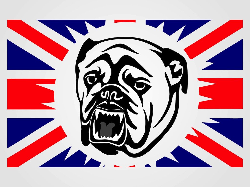 1024x768 Uk Bulldog Vector Vector Art Amp Graphics