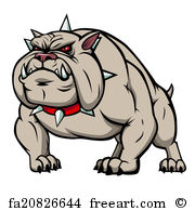 180x195 Free Bulldog Vector Art Prints And Wall Artwork Freeart