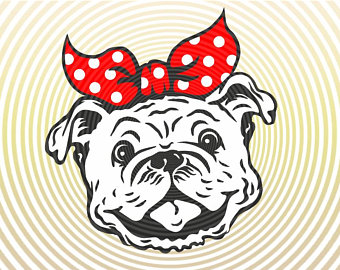 340x270 Bulldog Vector Etsy