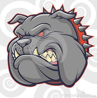 400x401 Angry Bulldog Vector Georgia Bulldogs In 2018