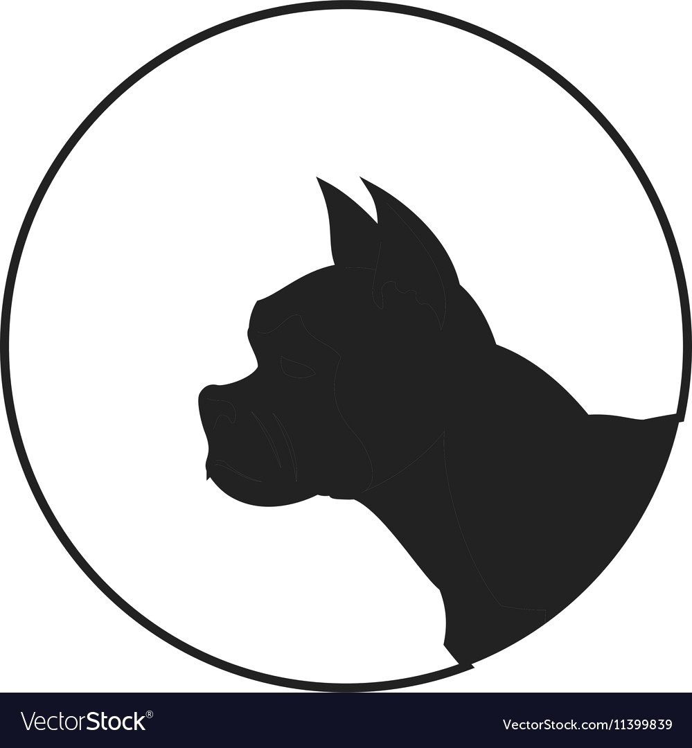 999x1080 Silhouette Of A Dog Head French Bulldog Vector 11399839 10